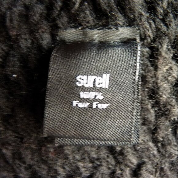 Surell black fox fur hat OS main image 4